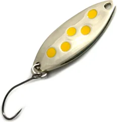 Troutwerk Spoon 3.3cm 2.5g Silver-Coloured/Yellow Dots
