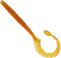 Westin Ned Worm Curl Motoroil Pepper