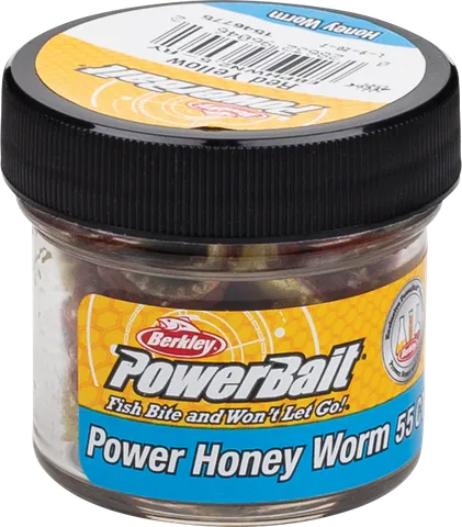 Berkley PowerBait Power Honey Worm 2.5cm 60g Red/Yellow