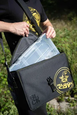 Black Cat BLCK Lure Carrier 38x26x13cm 2 Compartments Polyester