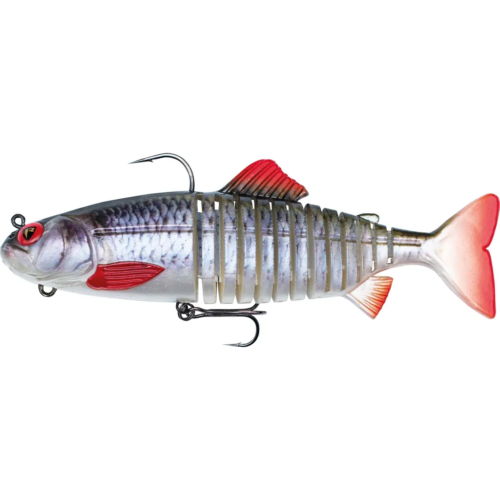 Fox Rage Jointed Replicant Swimbait 18cm 80g UV Super Natural Roach