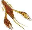 FTM Krawallo Craw Softbait 6pc 10cm Green Pumpkin Red / Natural Orange