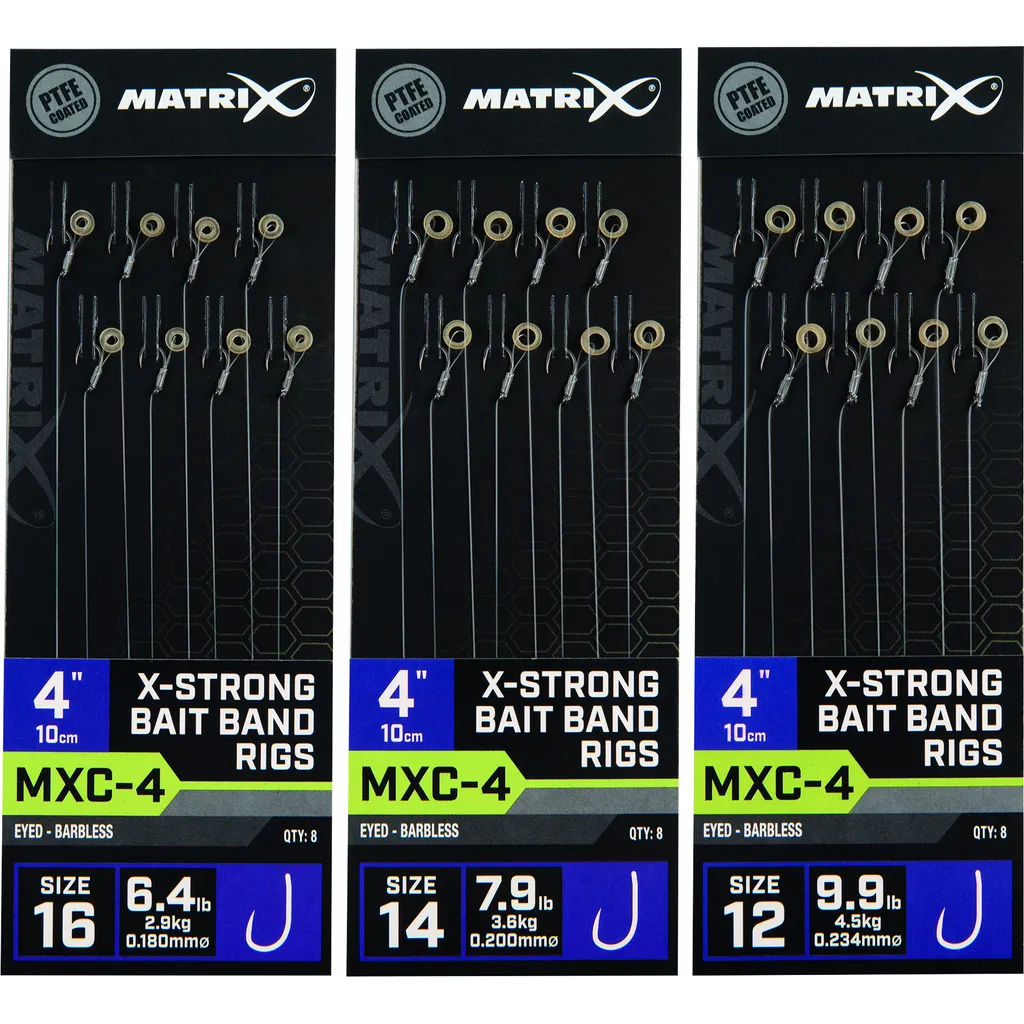 Matrix MXC-4 X-Strong Bait Band Fertigrig #12 10cm 4.5kg