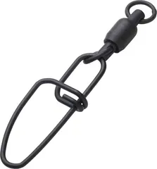 Madcat Stainless Ball Bearing Swivels with Snap 3 10g 90kg Black PTFE