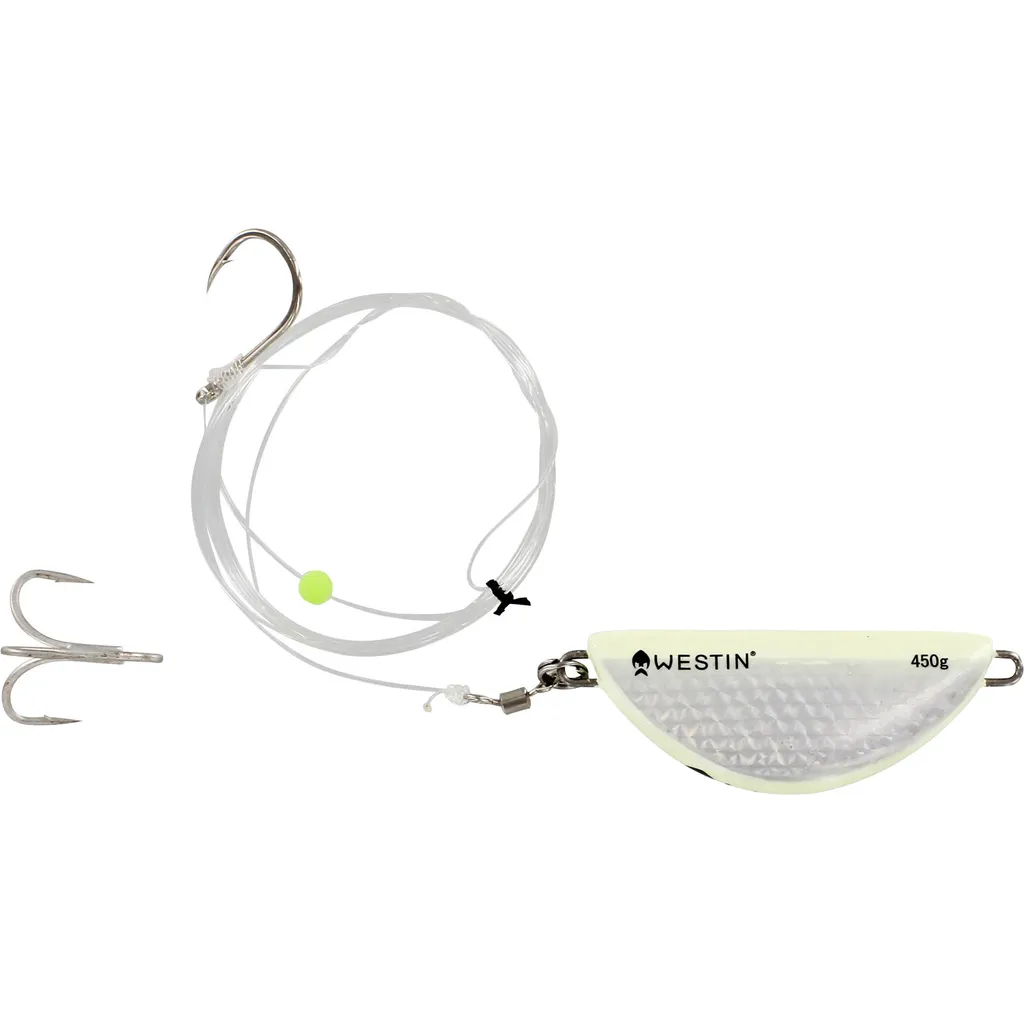 Westin Halibut Anti Twist Naturködervorfach 550g Glow