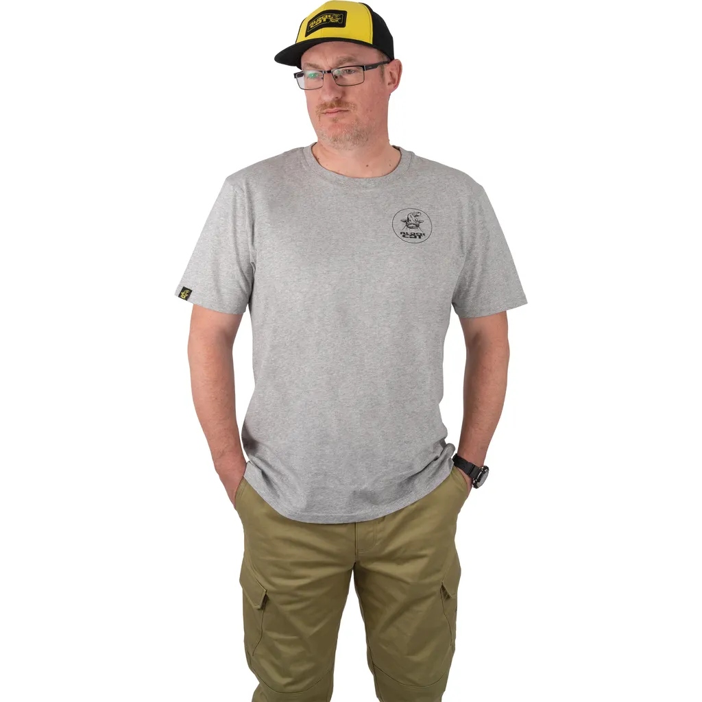 Black Cat Grey Marl T-Shirt XXXL