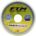 FTM Maximum X4 Geflochtene Schnur 0.06mm 2.8kg 150m Yellow