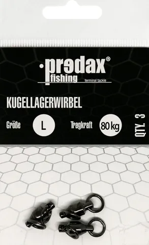 Predax Kugellagerwirbel black nickel 80kg