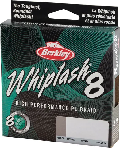 Berkley Whiplash 8 Geflochtene Schnur 300m 0,10mm Crystal