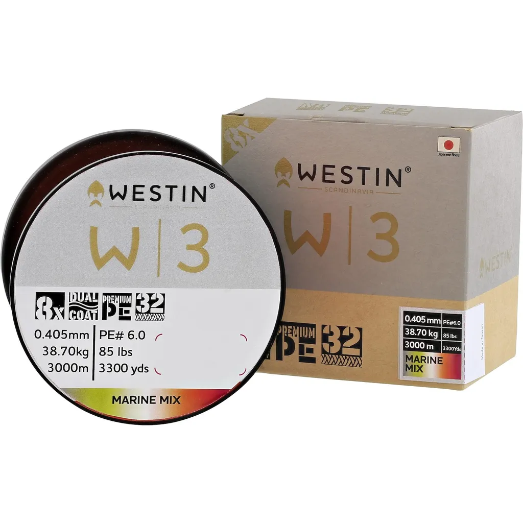 Westin W3 Oceanic Swirl 8-Braid 0,235mm PE2,0