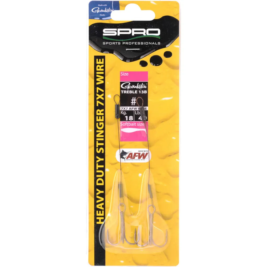 Spro Heavy Duty Stinger 7x7 18kg #1 8cm