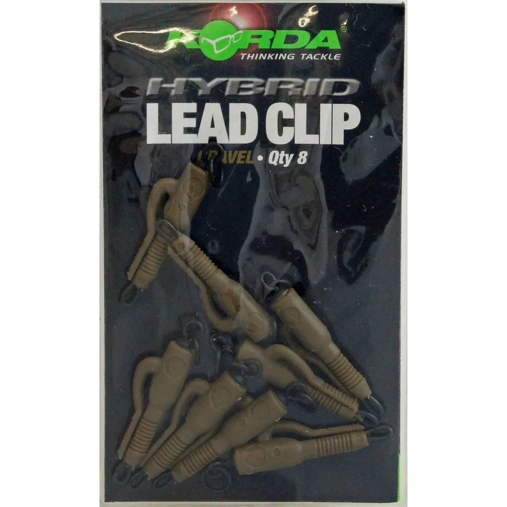 Korda Hybrid Bleiclips Rigkomponenten Gravel