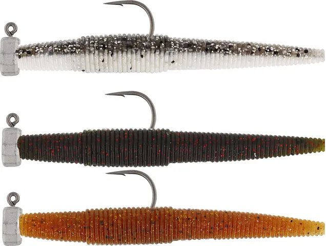 Westin Ned Worm R 'N R Weichköder 2.5g 7cm Clear Water Mix #2