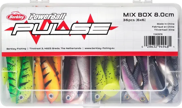 Berkley Pulse Shad MixBox 8cm 36pc