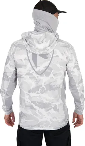 Fox Rage UV Hooded Light Camo Top M