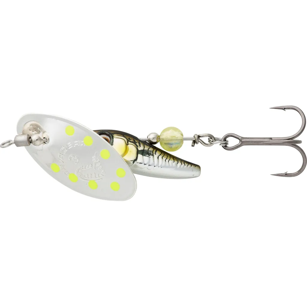 Savage Gear Sticklebait Spinner 2 7.3g Green Silver Ayu