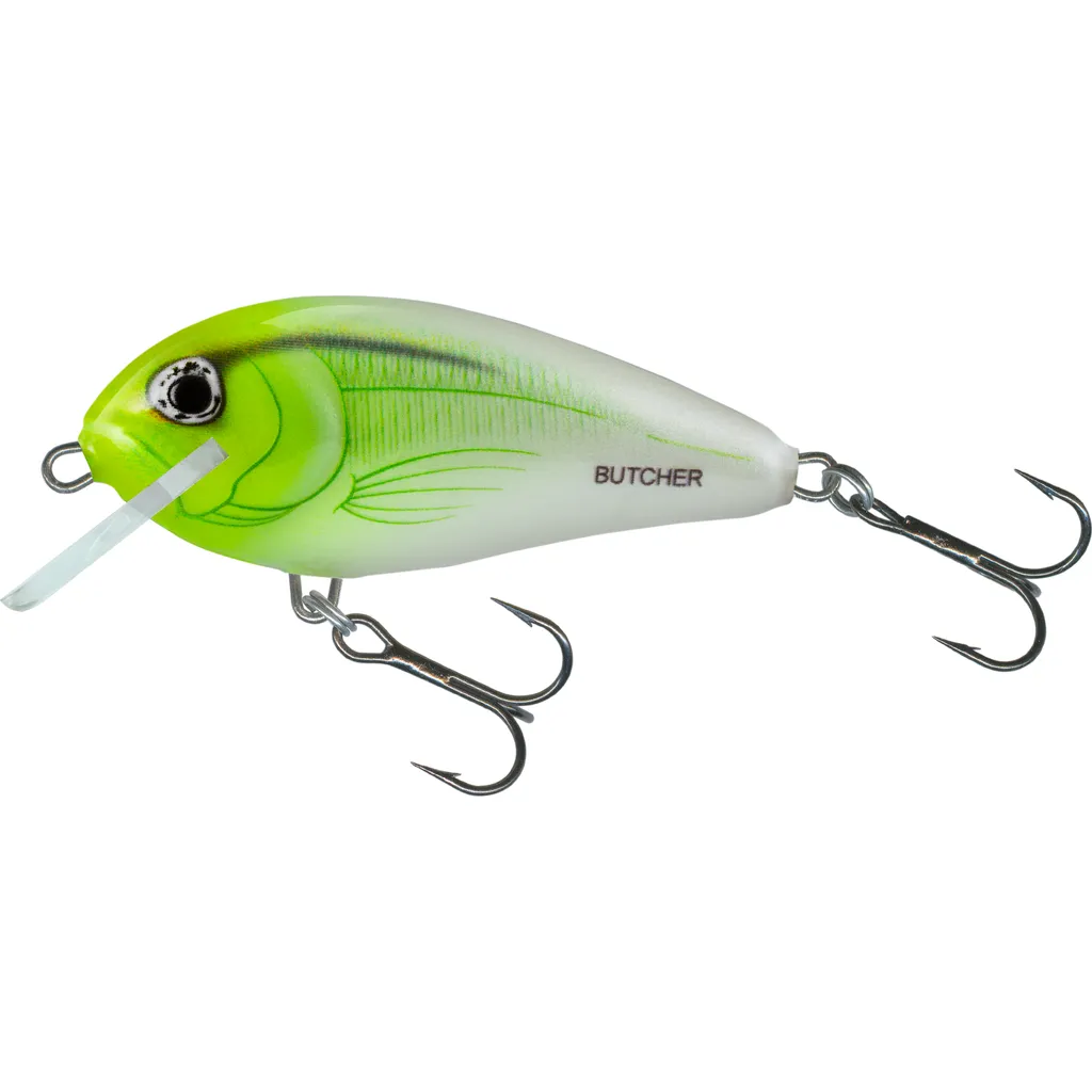 Salmo Butcher Sinking Crankbait 5cm 7g White Flash Yellow