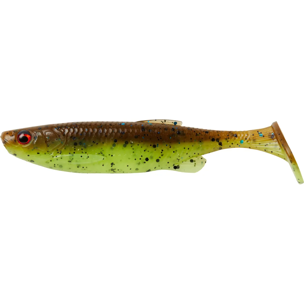 Savage Gear Fat Minnow T-Tail Softbait 13cm 20g Chartreuse Pumpkin