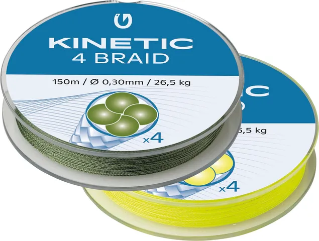 Kinetic 4-Braid 0.08mm 3.3kg 150m Dusty Green