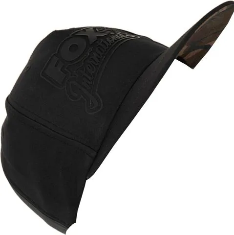 Fox Black / Camo Snapback Hat 100% Polyester