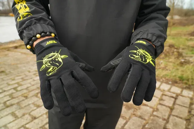 Black Cat Cat Gripper Gloves XL