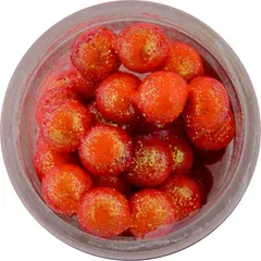 Berkley Sparkle Power Eggs Floating Magnum 12pc 14g 0.48cm Fluorescent Orange With Scales