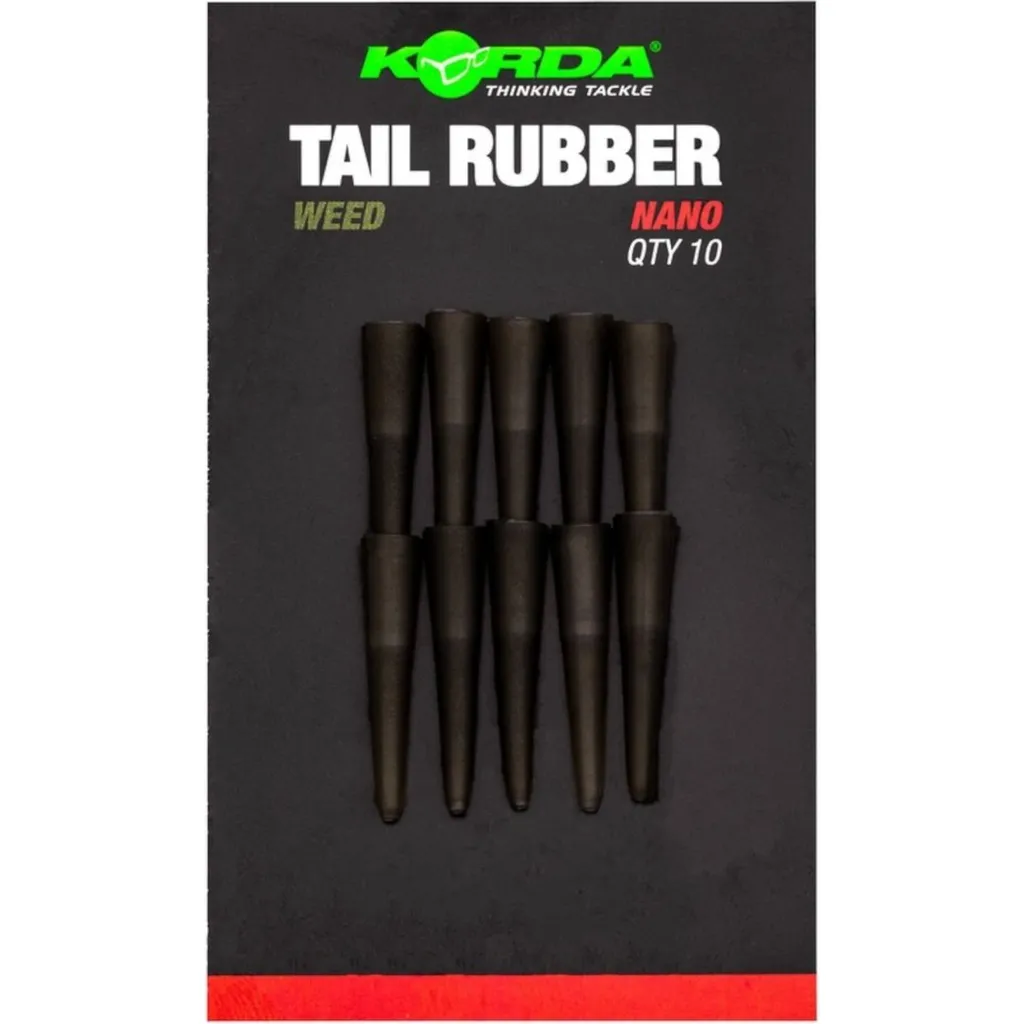 Korda Tail Rubber Nano Montagezubehör 1.4mm Weed