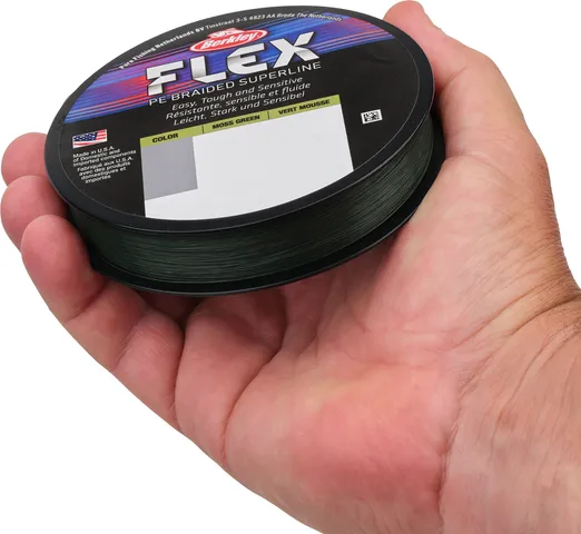 Berkley Flex Braid Braided Line 275m 0.35mm 22.6kg Moss Green