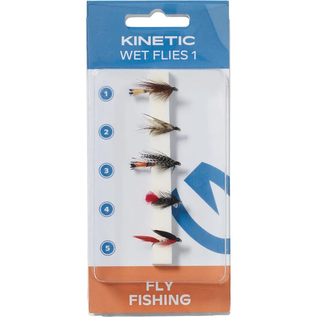Kinetic Wet Flies 1 Fliegen Mix 5pcs