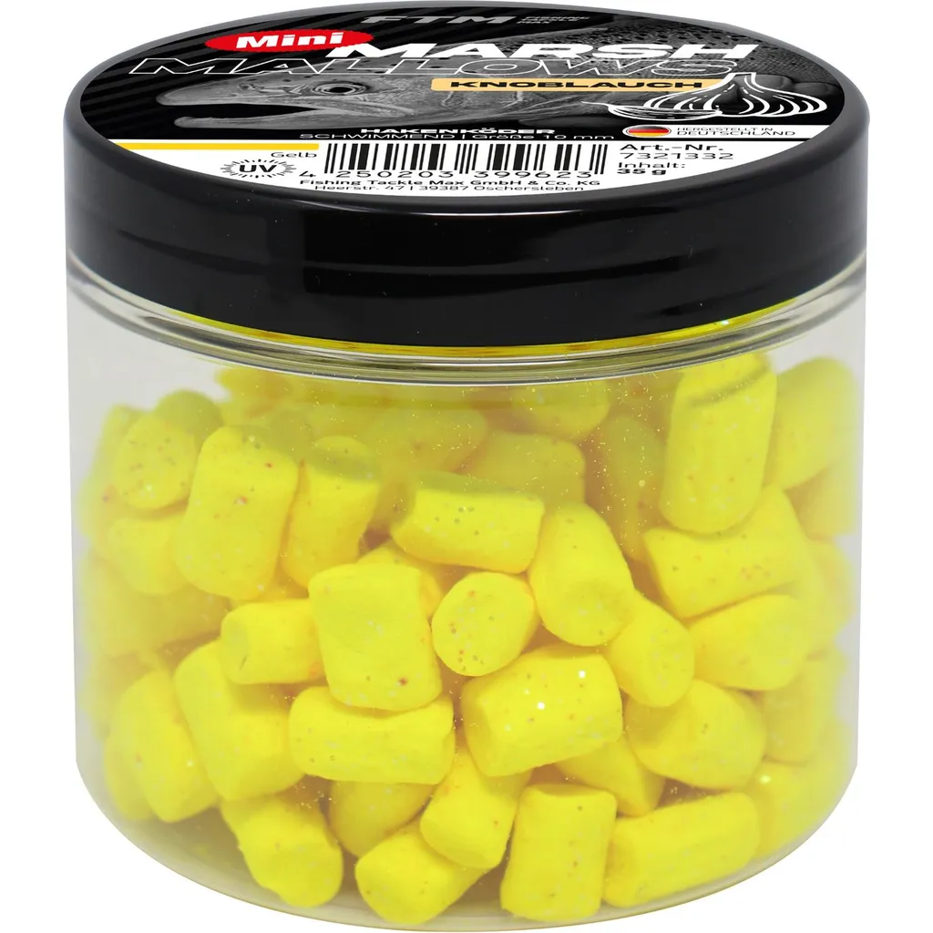 FTM Marshmallow Knoblauch Mini Schwimmend Softbaits 35g Gelb