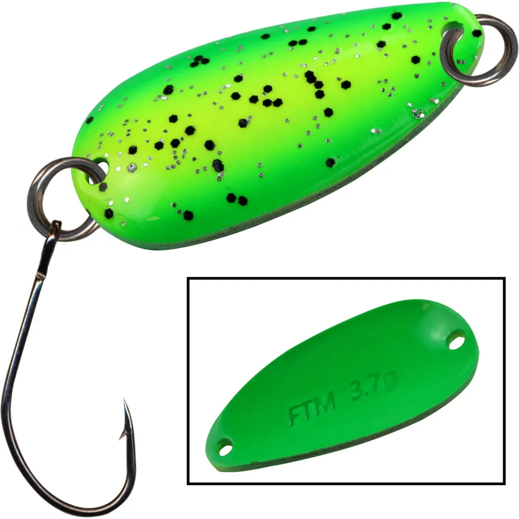 FTM Spoon Bee Blinker 35105 3,1cm 3,7g Grün Gelb Grün