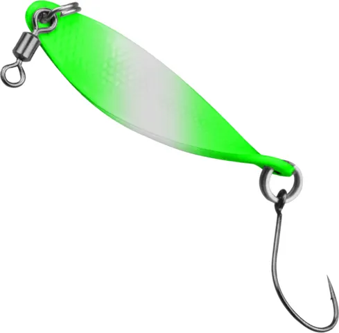 FTM Spoon Wob 4cm 3.2g Neon Grün Lumi/Schwarz Glitter