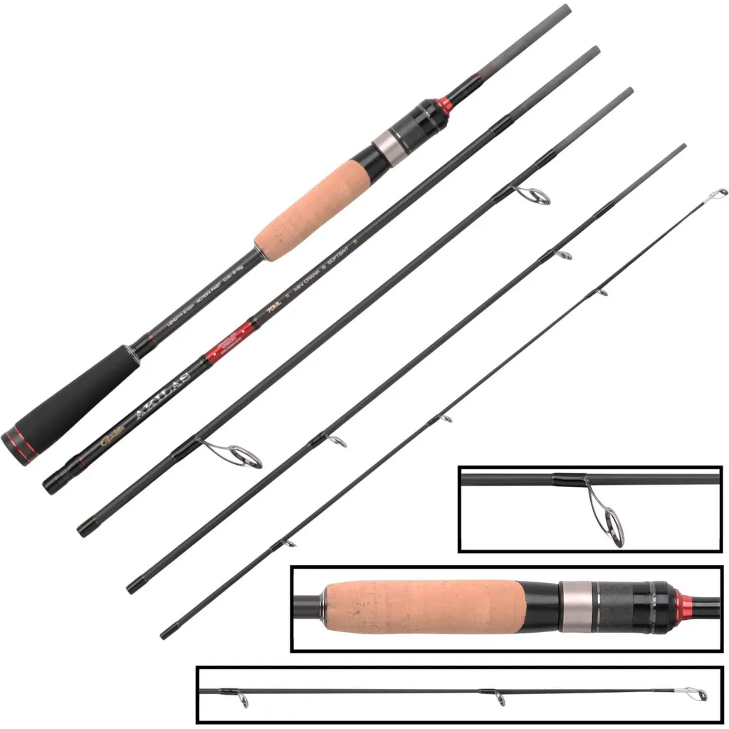 Gamakatsu 70ML Mini Crank & Softbait Spinnrute 2.1m 3–15g 5pc
