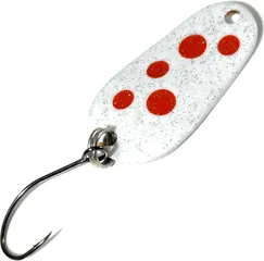 Troutwerk Spoon 2.8cm 3g White/Red Dots
