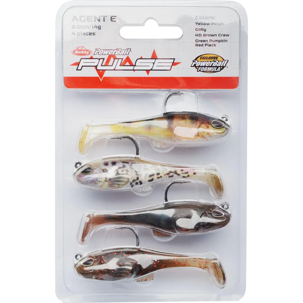 Berkley Pulse Agent E Gummifische 4-Pack 5.5cm 10g