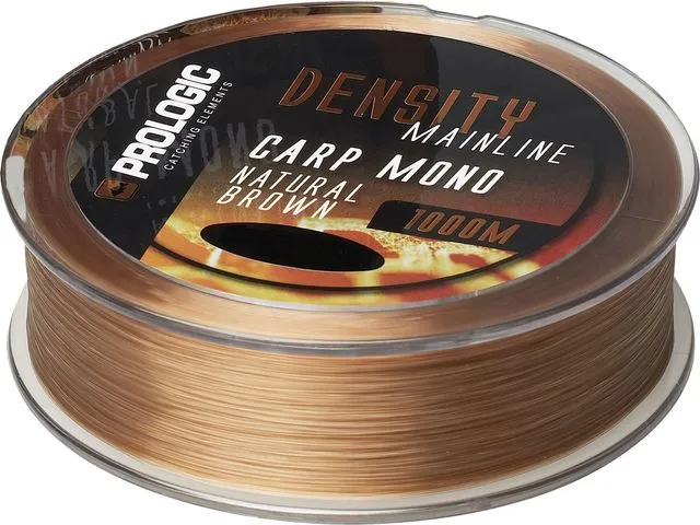Prologic Density Carp Mono 0.37mm 8.17kg 1000m Natural Brown