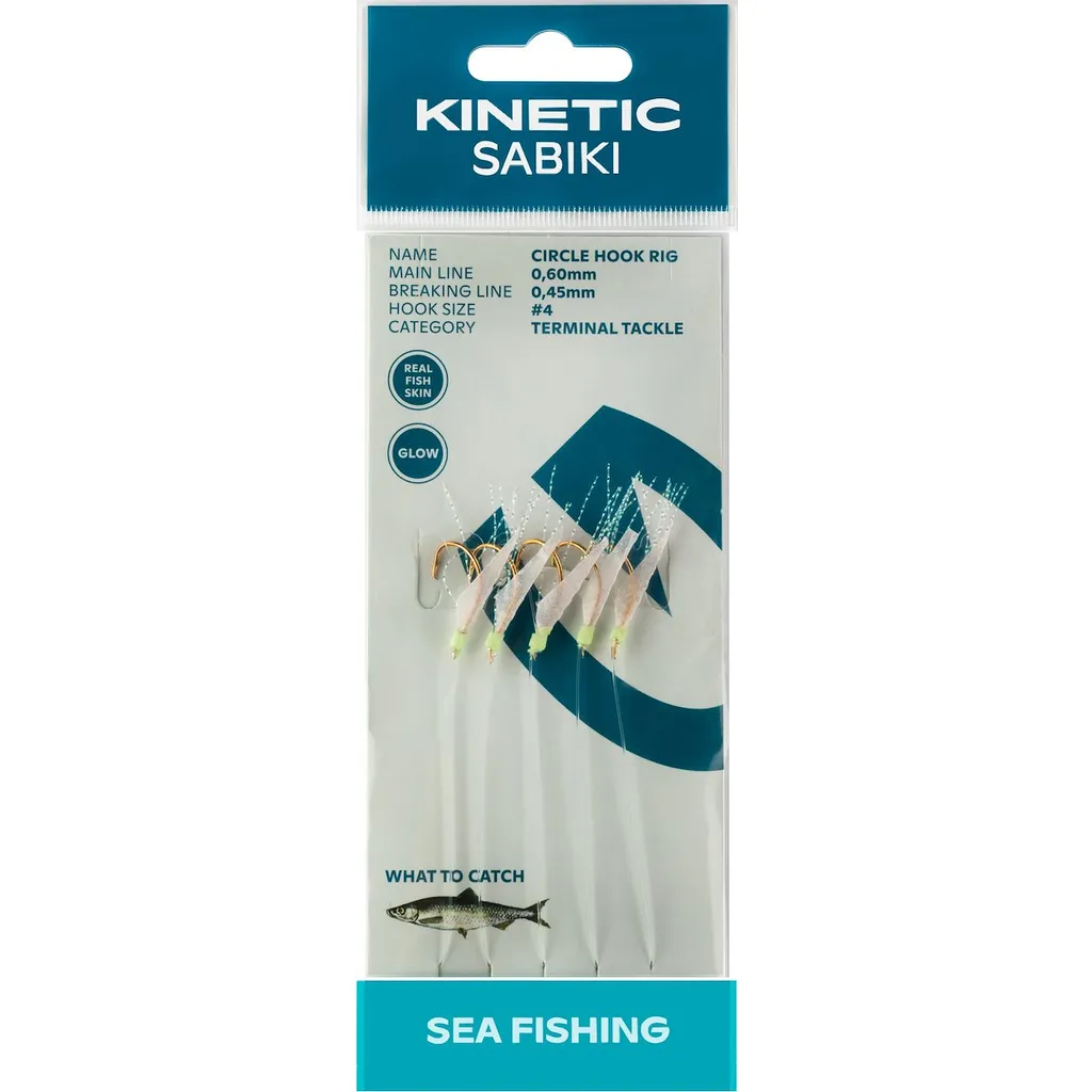 Kinetic Sabiki Circle Hook #4 130cm