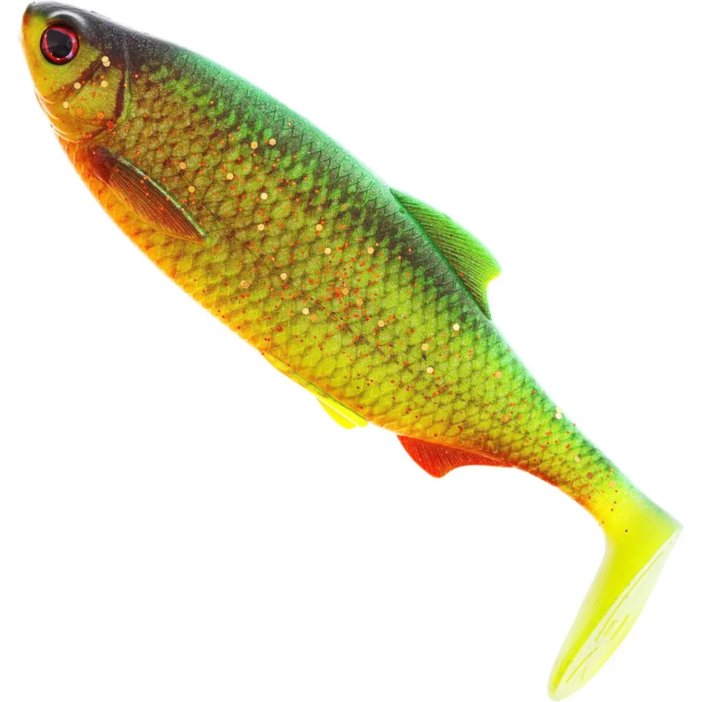 Westin Ricky the Roach Shadtail Gummifisch 7cm 6g Firetiger Rudd