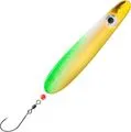 Troutwerk Inline Blinker Löffel 7.4cm 22g Grünweiß/Goldfarben