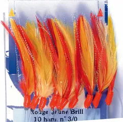 Ragot Mitraillette Special Pro Meeresvorfach #3/0 Rot Gelb Schimmernd