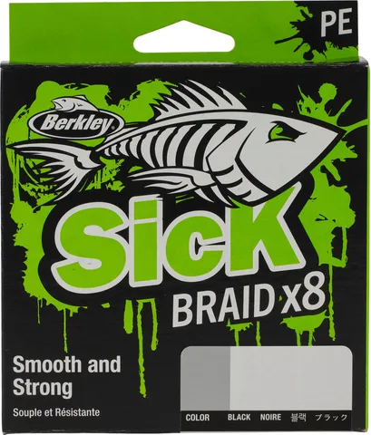 Berkley Sick Braid Geflochtene Schnur 0.14mm 16.5kg 150m Black