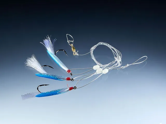 Balzer Dorsch- und Köhlersystem 3 Hooks Rig 150cm