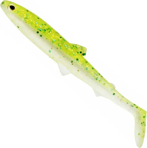 Westin BullTeez Shadtail 9.5cm 7g Sparkling Chartreuse
