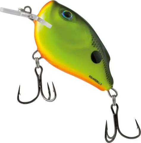 Salmo Squarebill Crankbait 5cm Floating Chartreuse Shad