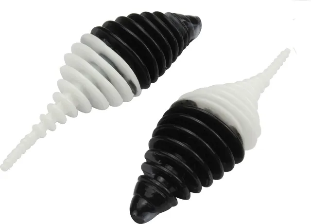 FTM Omura Baits Pongo Gummiköder 6.5cm Schwarz/Weiß Käse