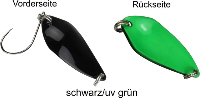 FTM Spoon Rock 4.2g Black/UV Green
