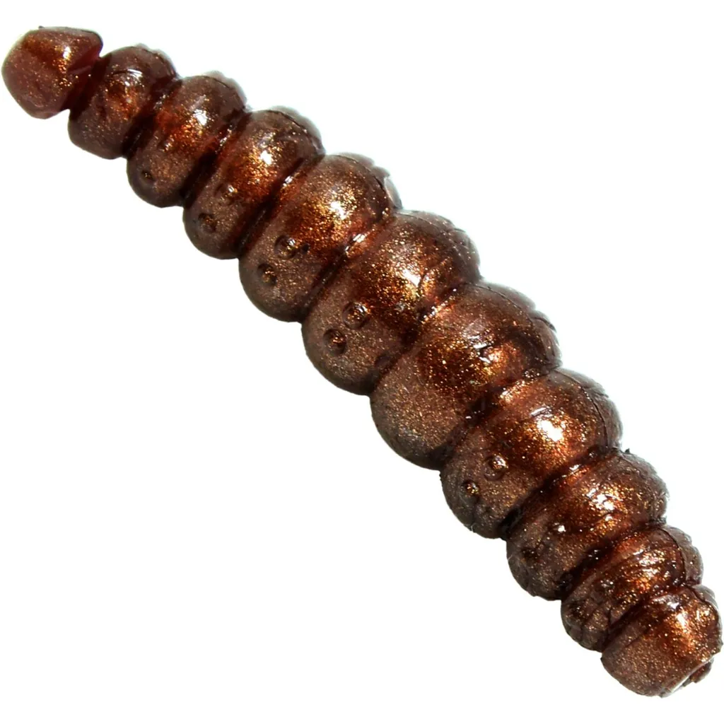 FTM Omura Baits Larvy Gummiköder Braun 4,5cm 10Stk