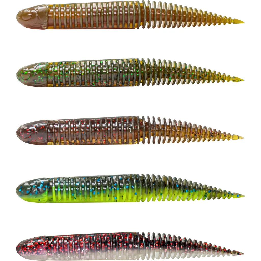 Savage Gear Ned Dragon Tail Slug Softbaits 8.8cm 4g Clear Water Mix