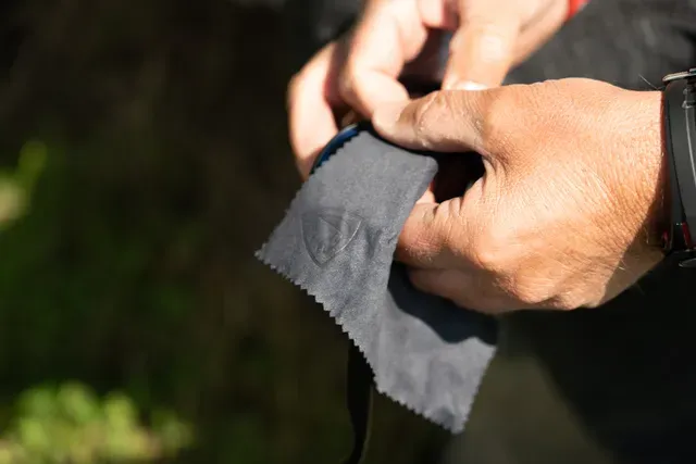 Fox Rage Matt Black Polarized Glasses Wrap Brown