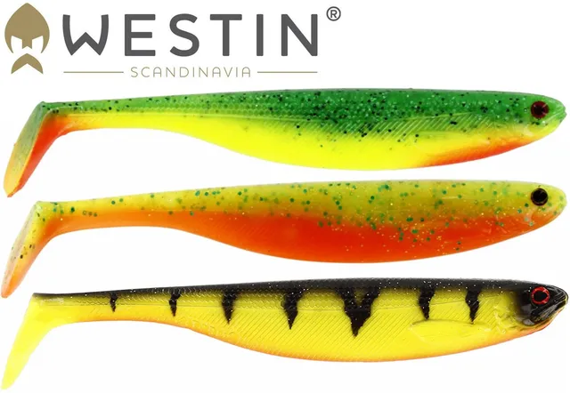 Westin Shadteez Slim Gummiköder 10cm 6g Dark Water Mix